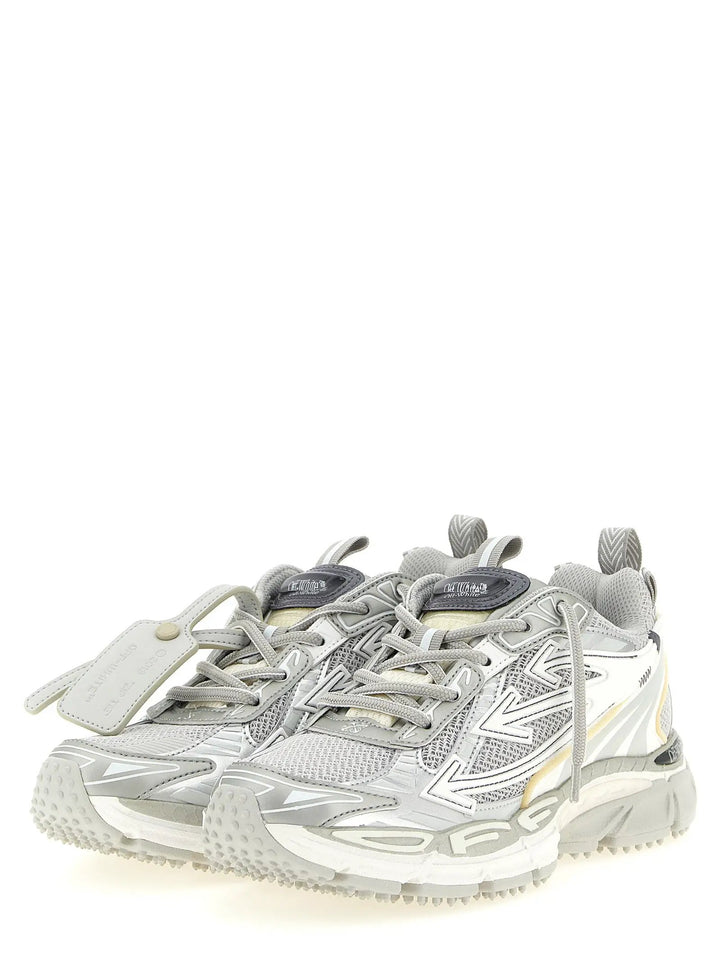 Off-White Sample Sale | Off-White Gray Polyethylene Athletic Sneakers - | Designer outlet