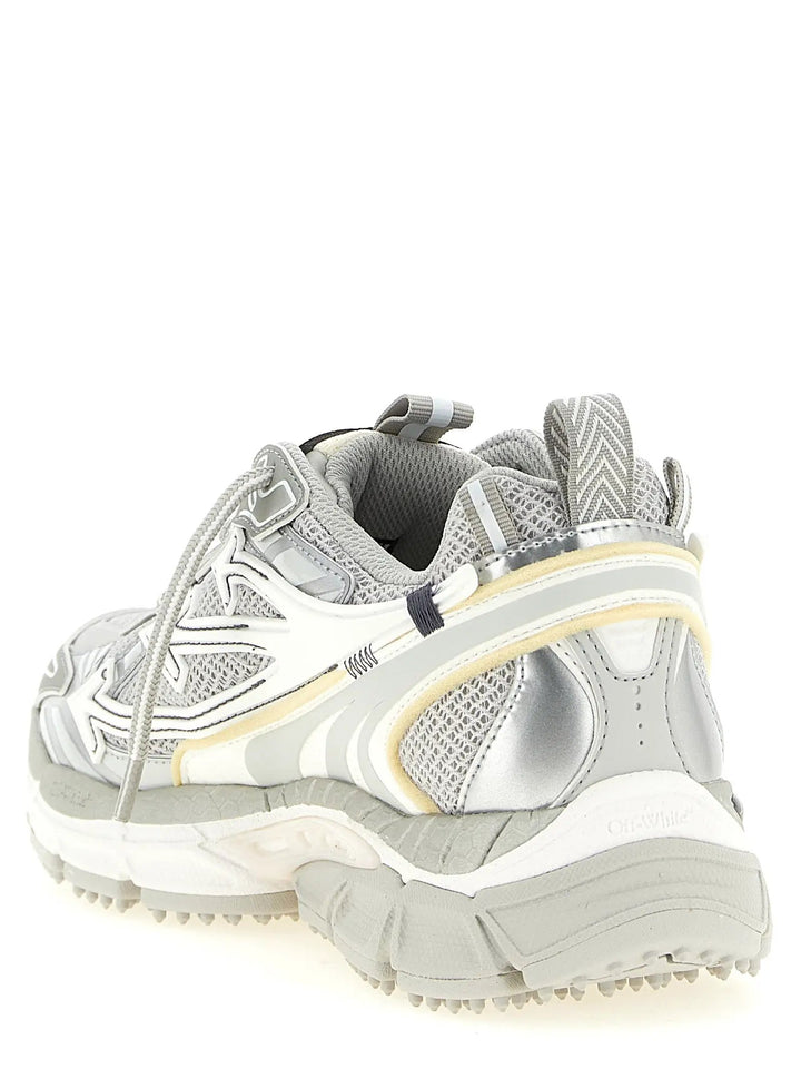 Off-White Sample Sale | Off-White Gray Polyethylene Athletic Sneakers - | Designer outlet