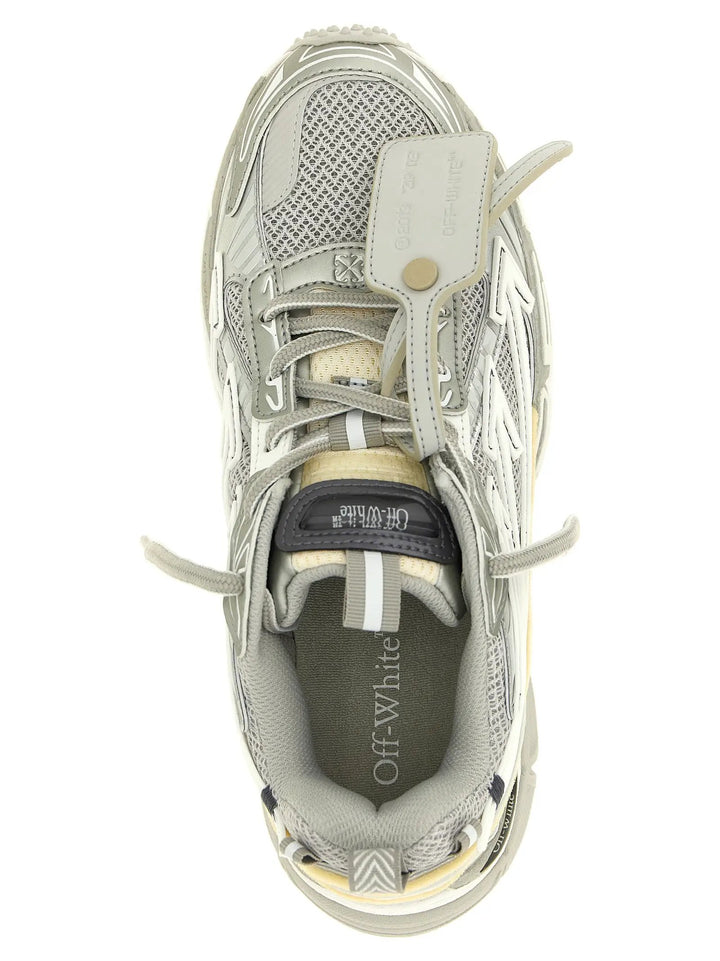 Off-White Sample Sale | Off-White Gray Polyethylene Athletic Sneakers - | Designer outlet