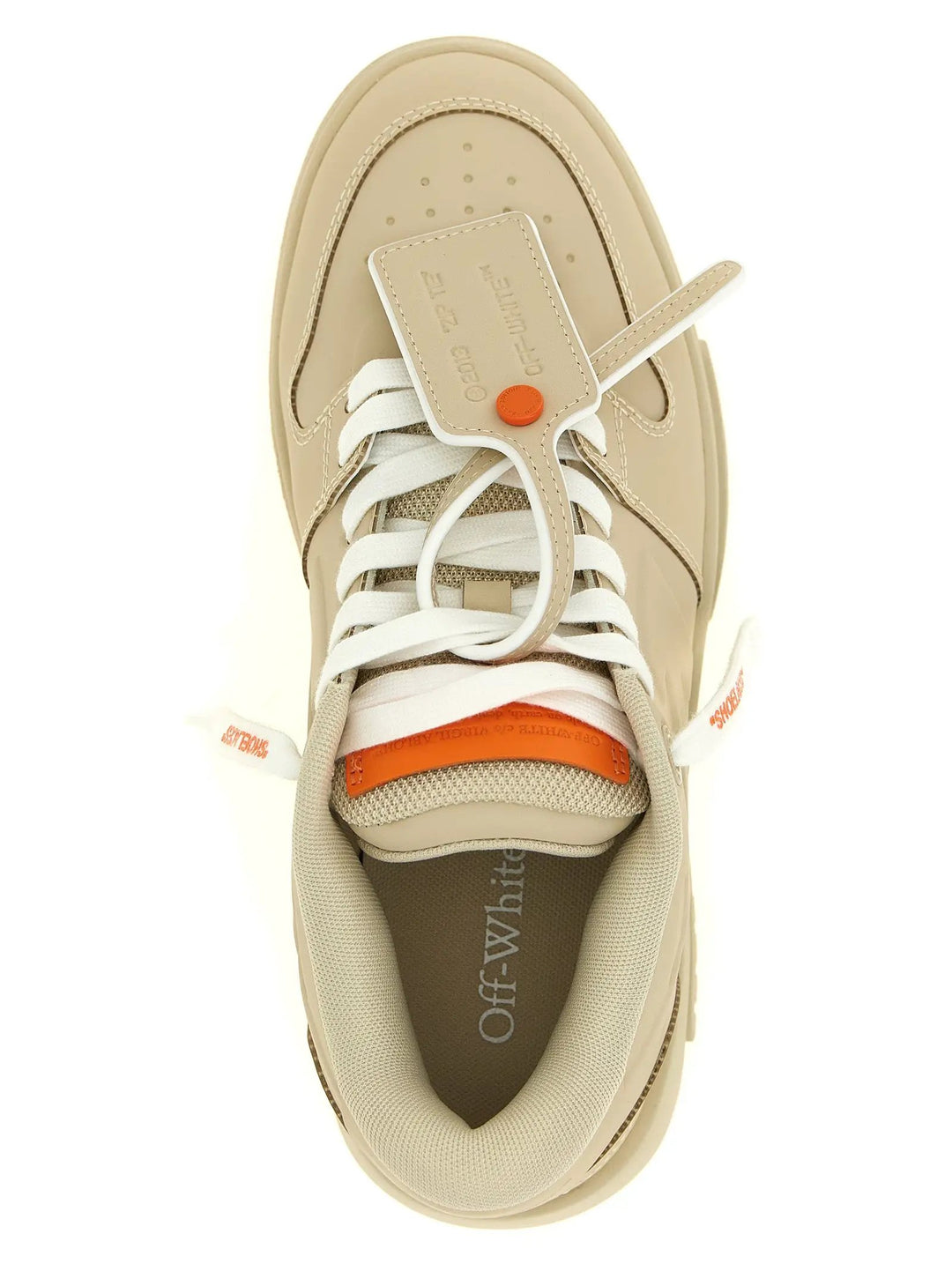 Off-White Sample Sale | Off-White Beige Plastic Athletic Sneakers - | Designer outlet