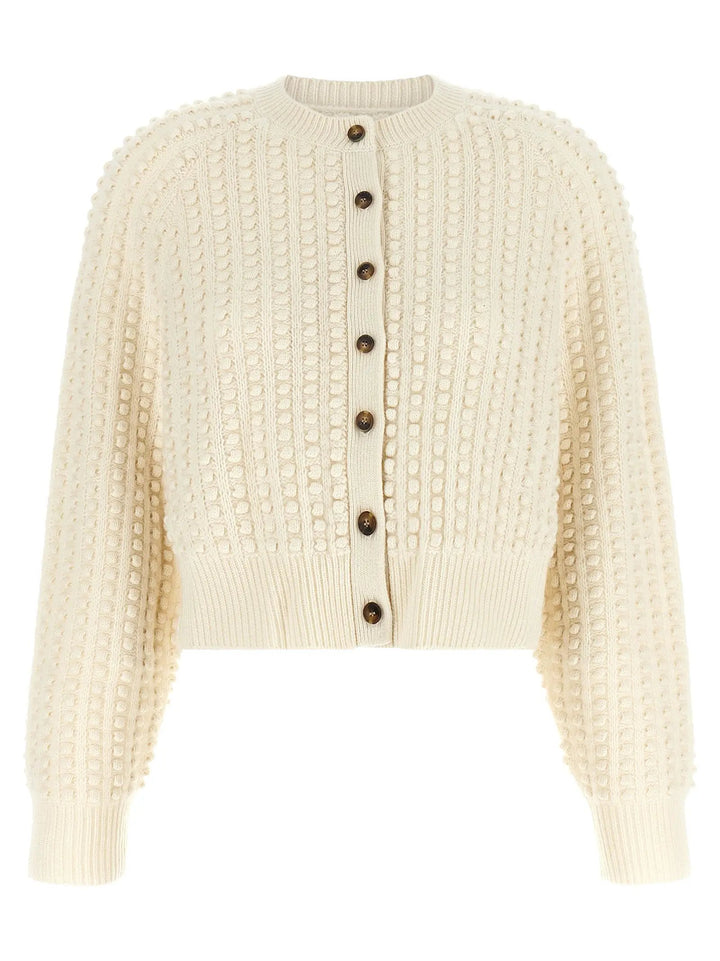 Loulou De Saison Sample Sale | Loulou De Saison White Cashmere Cardigan - | Designer outlet