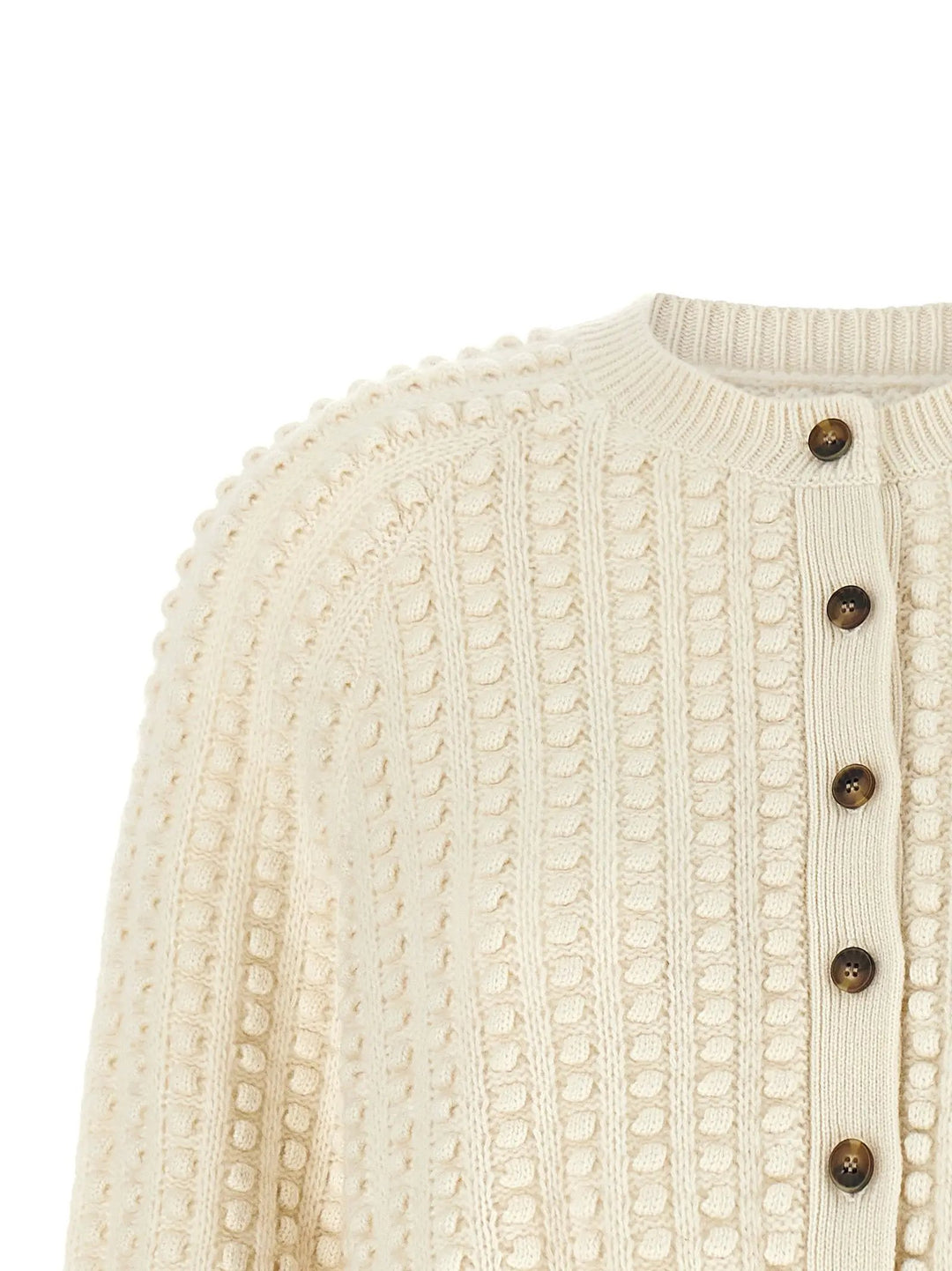 Loulou De Saison Sample Sale | Loulou De Saison White Cashmere Cardigan - | Designer outlet