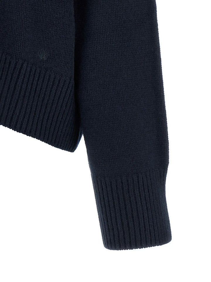 Loulou De Saison Sample Sale | Loulou De Saison Blue Cashmere Cardigan - | Designer outlet