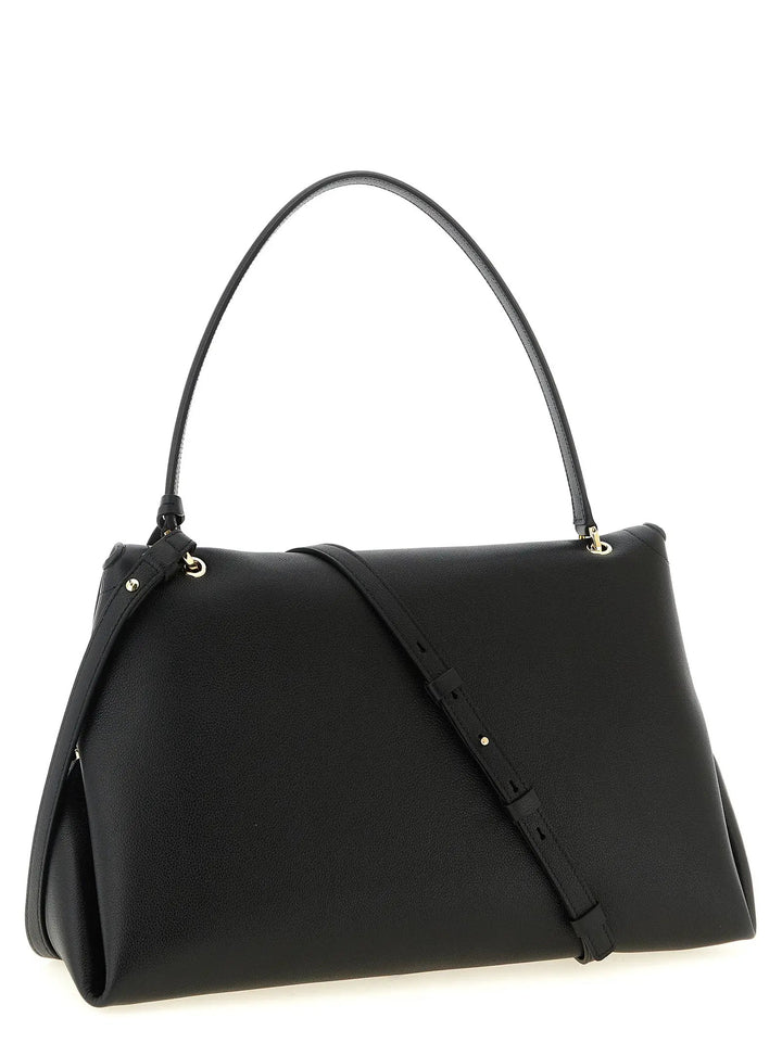 Ferragamo Sample Sale | Ferragamo Black Calfskin Shoulder Bag - | Designer outlet