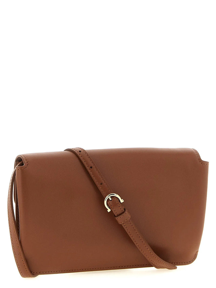 Ferragamo Sample Sale | Ferragamo Brown Calfskin Clutch Bag - | Designer outlet