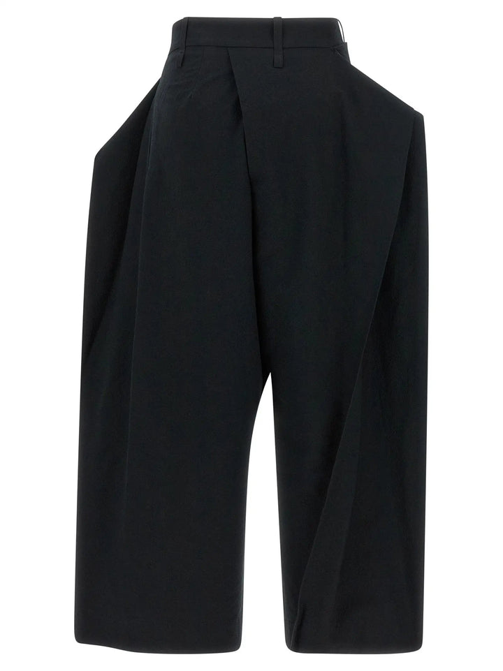 Issey Miyake Sample Sale | Issey Miyake Black Polyester Casual Pants - | Designer outlet