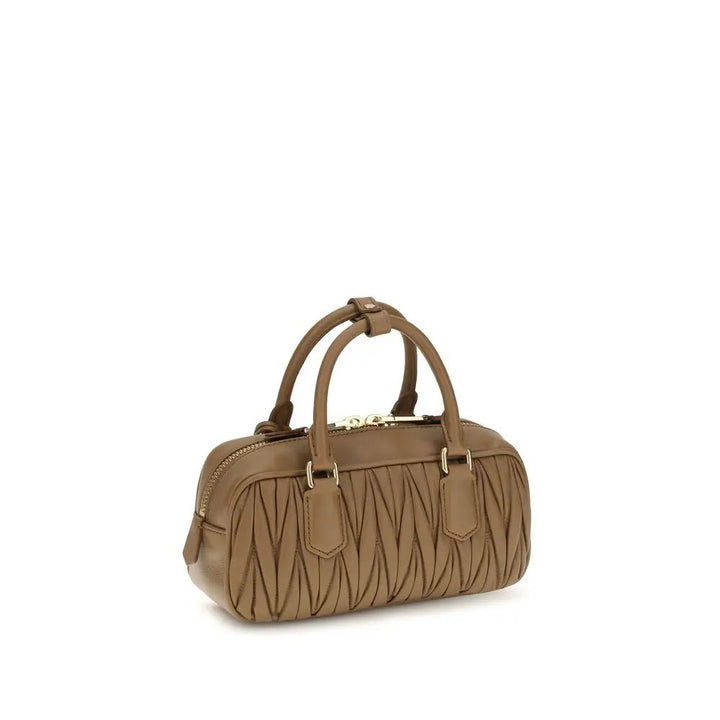 Miu Miu Sample Sale | Miu Miu Beige Calf Leather Bos Taurus Handbag - | Designer outlet