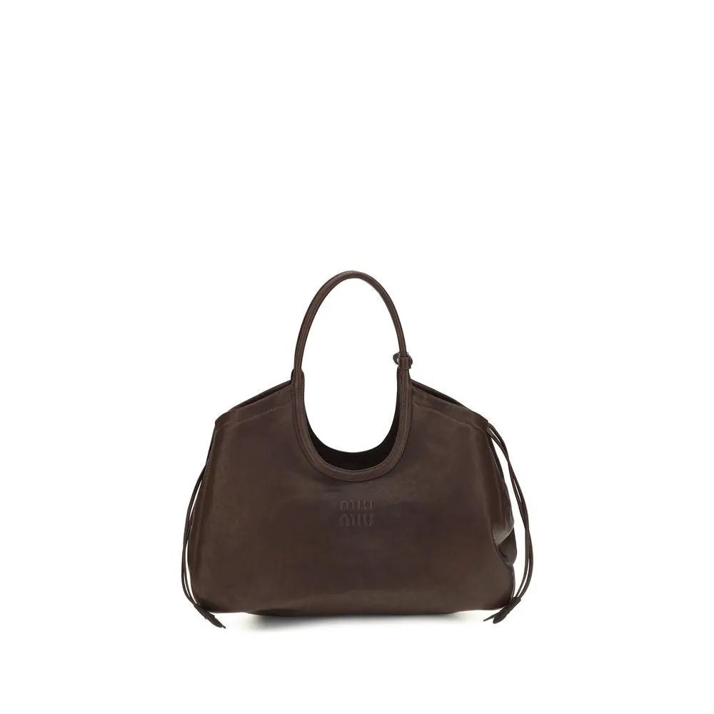 Miu Miu Sample Sale | Miu Miu Brown Lamb Ovis Aries Handbag - | Designer outlet