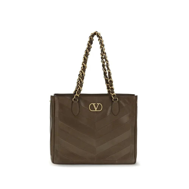 Valentino Garavani Sample Sale | Valentino Garavani Brown Calf Leather Bos Taurus Shoulder Bag - | Designer outlet