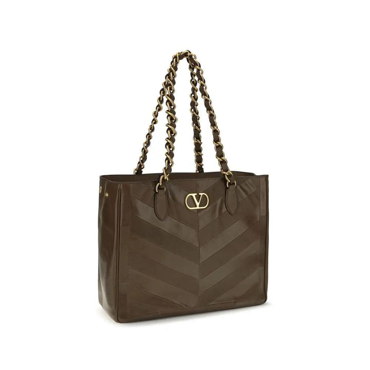 Valentino Garavani Sample Sale | Valentino Garavani Brown Calf Leather Bos Taurus Shoulder Bag - | Designer outlet
