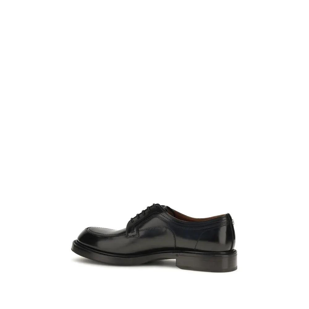 Dolce &amp; Gabbana Sample Sale | Dolce &amp; Gabbana Black Calf Leather Bos Taurus Oxfords And Derbies - | Designer outlet