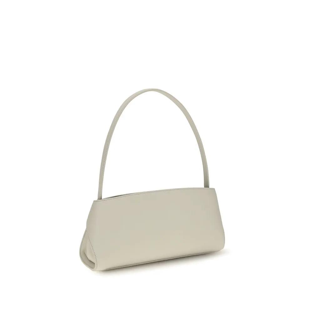 Ferragamo Sample Sale | Ferragamo Beige Calf Leather Bos Taurus Shoulder Bag - | Designer outlet