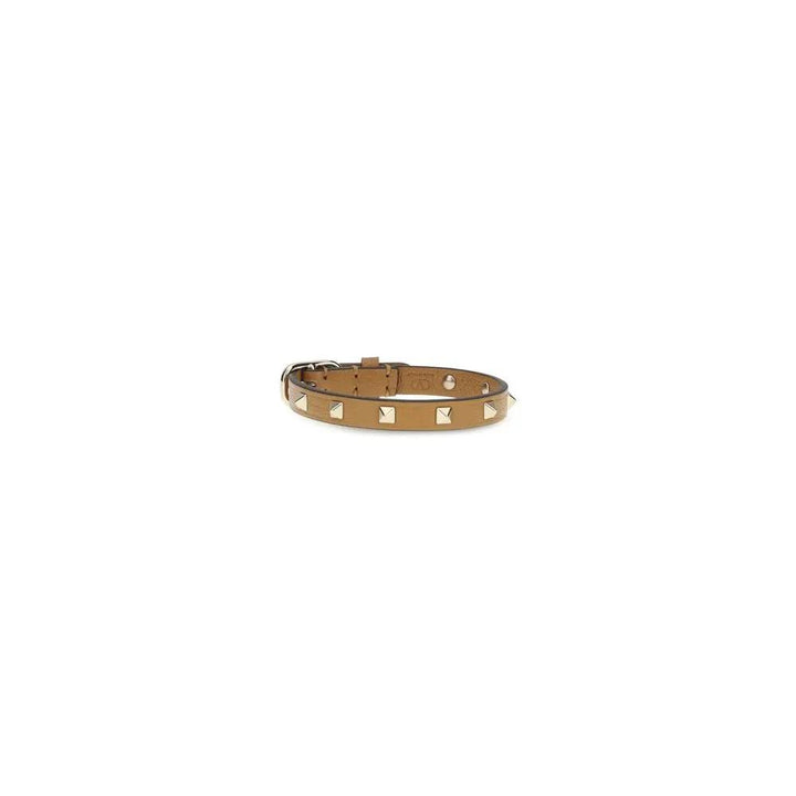 Valentino Garavani Sample Sale | Valentino Garavani Brown Calf Leather Bos Taurus Bracelet - | Designer outlet