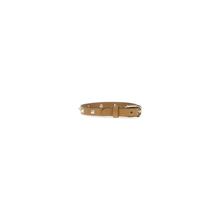 Valentino Garavani Sample Sale | Valentino Garavani Brown Calf Leather Bos Taurus Bracelet - | Designer outlet