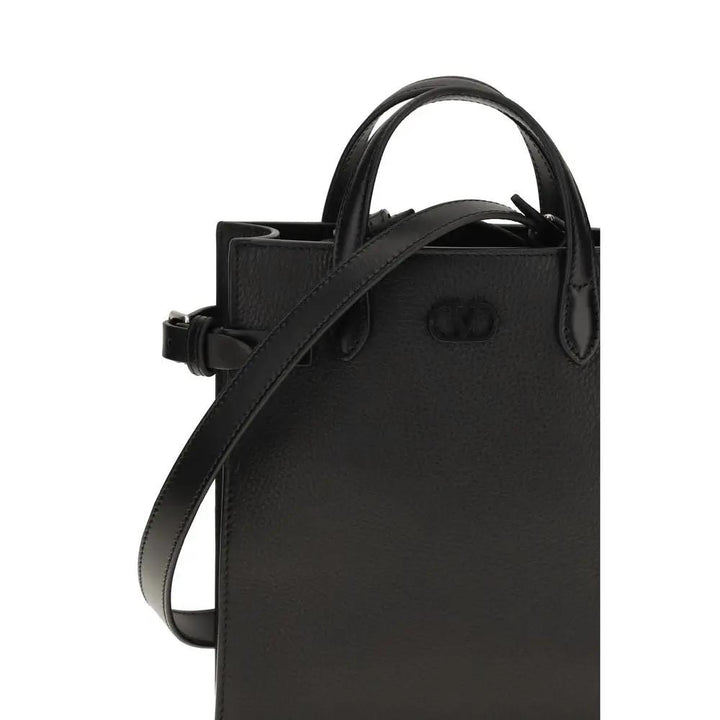 Valentino Garavani Sample Sale | Valentino Garavani Black Calf Leather Bos Taurus Shoulder Bag - | Designer outlet