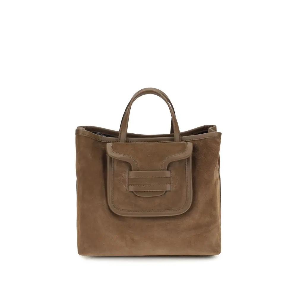 Pierre Hardy Sample Sale | Pierre Hardy Brown Suede Leather Shoulder Bag - | Designer outlet