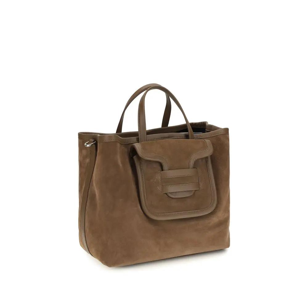 Pierre Hardy Sample Sale | Pierre Hardy Brown Suede Leather Shoulder Bag - | Designer outlet