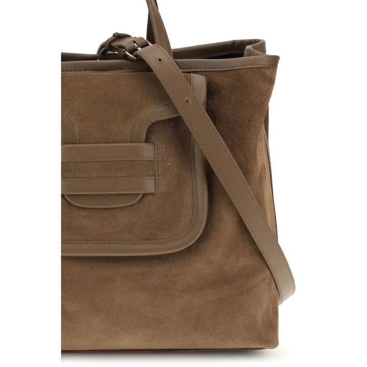 Pierre Hardy Sample Sale | Pierre Hardy Brown Suede Leather Shoulder Bag - | Designer outlet