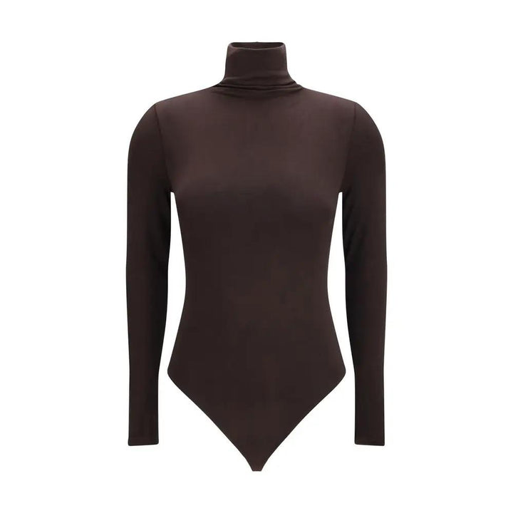 Wolford Sample Sale | Wolford Brown Cotton Bodysuit - | Designer outlet