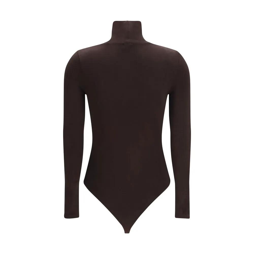 Wolford Sample Sale | Wolford Brown Cotton Bodysuit - | Designer outlet