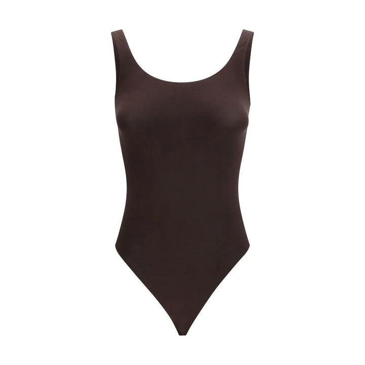Wolford Sample Sale | Wolford Brown Cotton Bodysuit - | Designer outlet