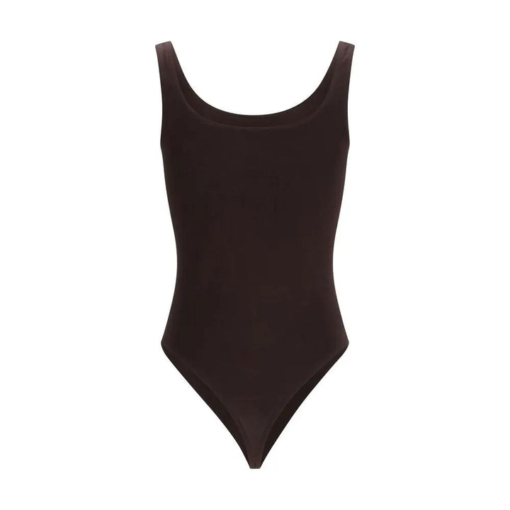 Wolford Sample Sale | Wolford Brown Cotton Bodysuit - | Designer outlet