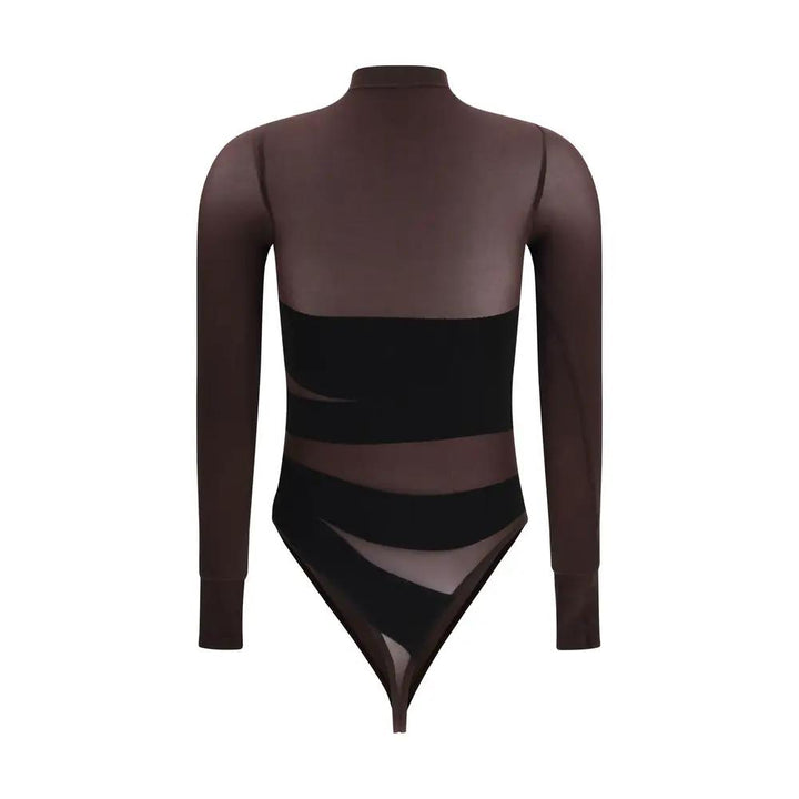 Wolford Sample Sale | Wolford Brown Polyamide Bodysuit - | Designer outlet