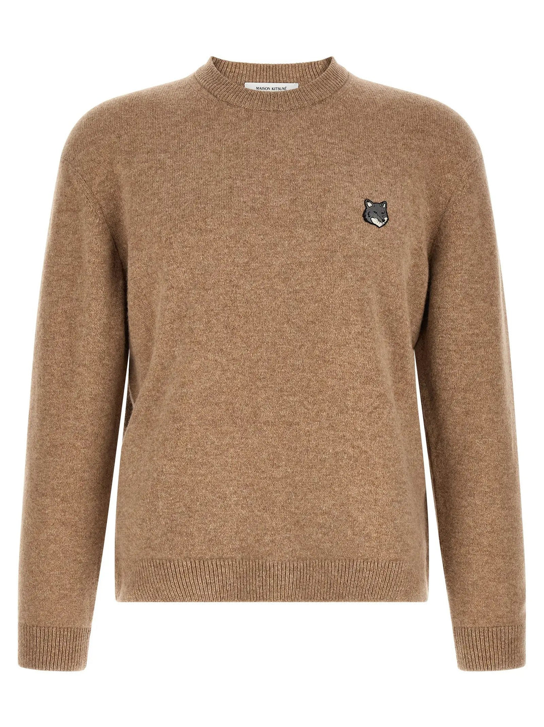 Maison Kitsuné Sample Sale | Maison Kitsuné Beige Wool Cardigan - | Designer outlet