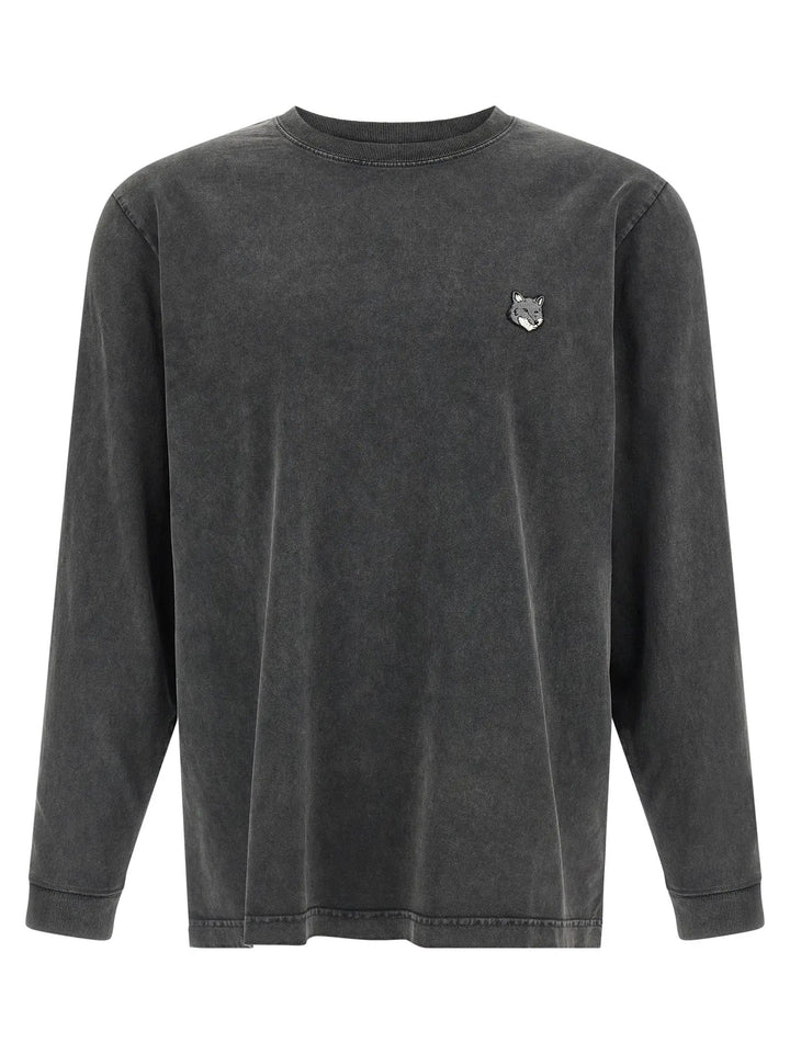 Maison Kitsuné Sample Sale | Maison Kitsuné Black Organic Cotton T-Shirt - | Designer outlet