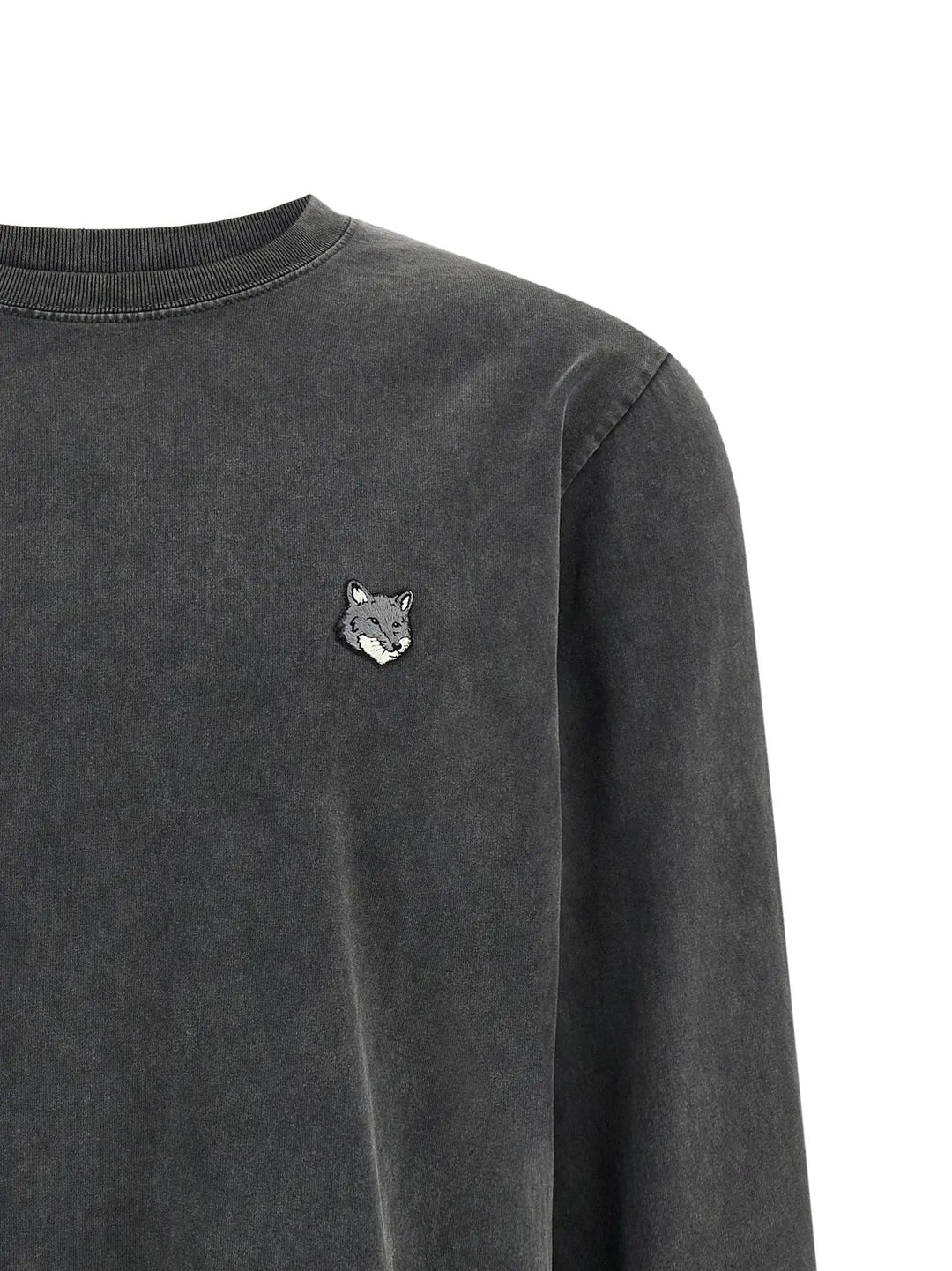 Maison Kitsuné Sample Sale | Maison Kitsuné Black Organic Cotton T-Shirt - | Designer outlet