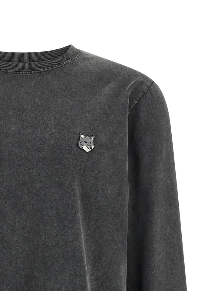 Maison Kitsuné Sample Sale | Maison Kitsuné Black Organic Cotton T-Shirt - | Designer outlet