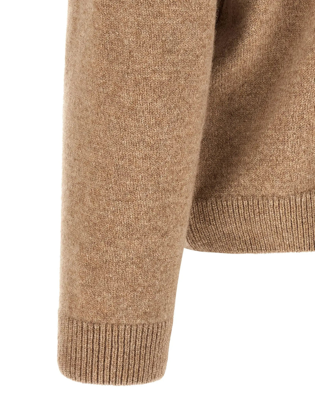 Maison Kitsuné Sample Sale | Maison Kitsuné Beige Wool Cardigan - | Designer outlet