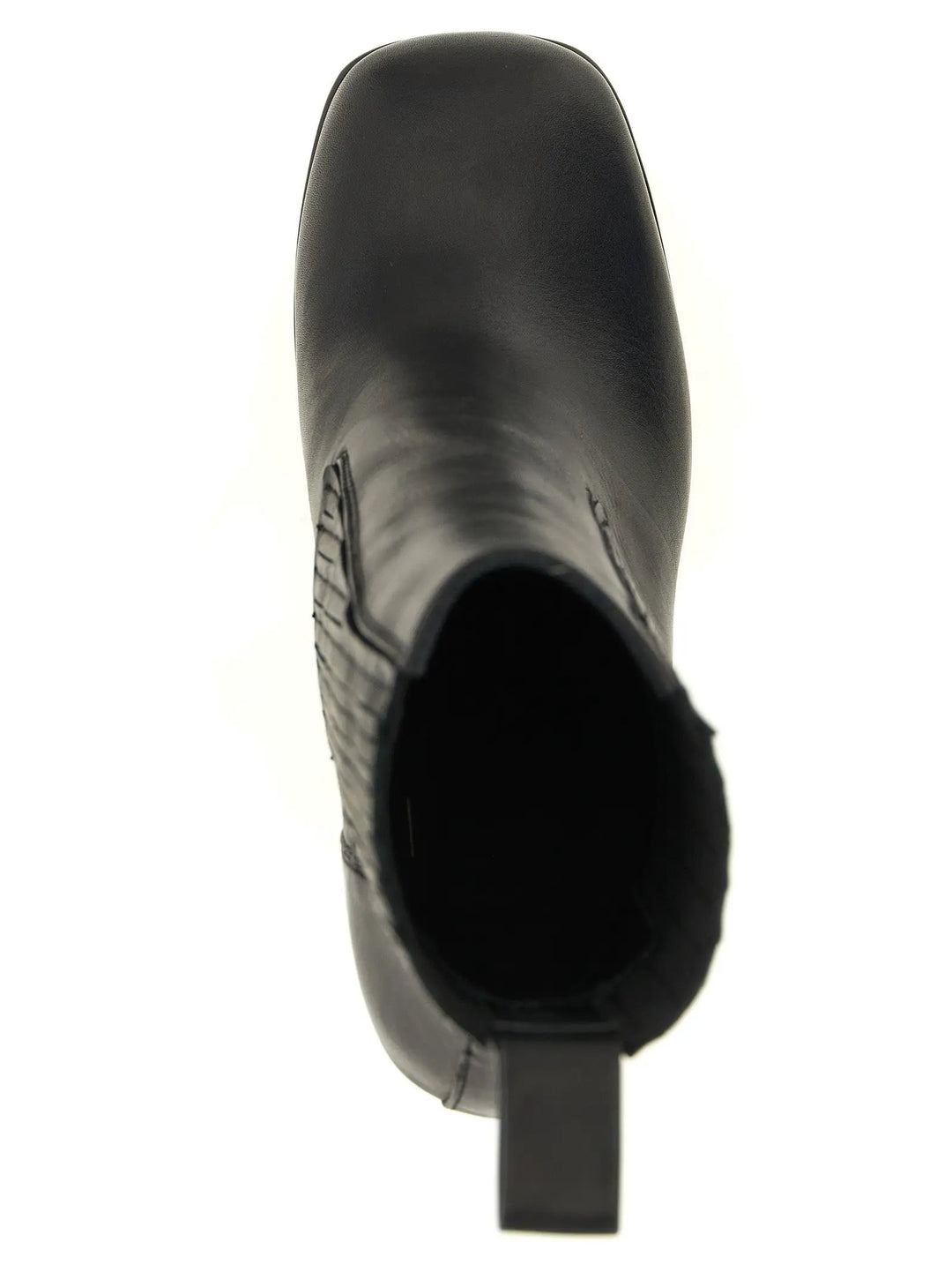 Rick Owens Sample Sale | Rick Owens Black Calfskin Ankle Boots - | Designer outlet