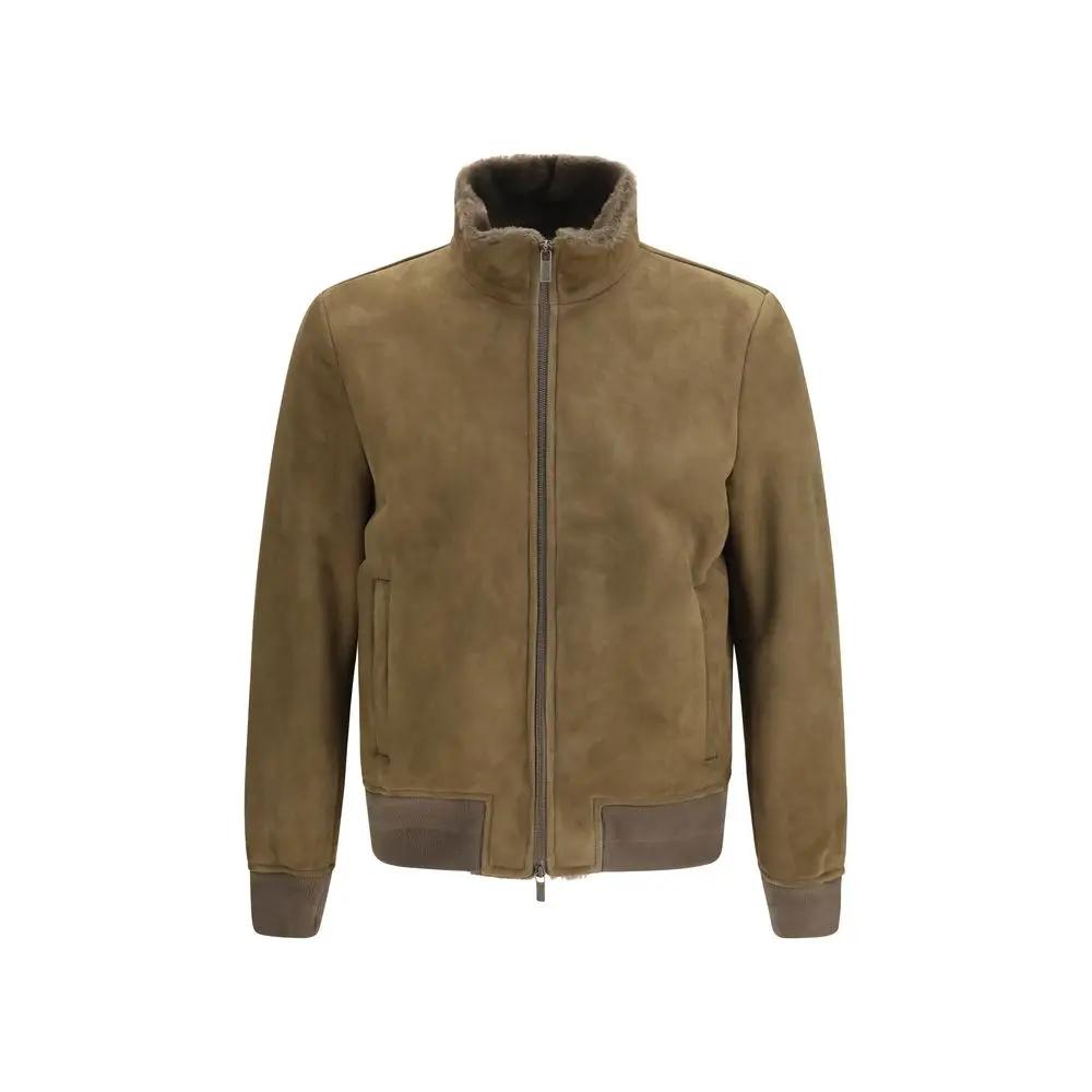 Salvatore Santoro Sample Sale | Salvatore Santoro Brown Lamb Ovis Aries Full-Length Jacket - | Designer outlet