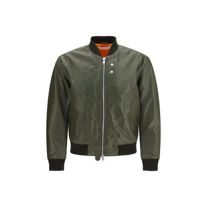 Sunflower Sample Sale | Sunflower Bicolor Calf Leather Bos Taurus Leather Jacket - | Designer outlet