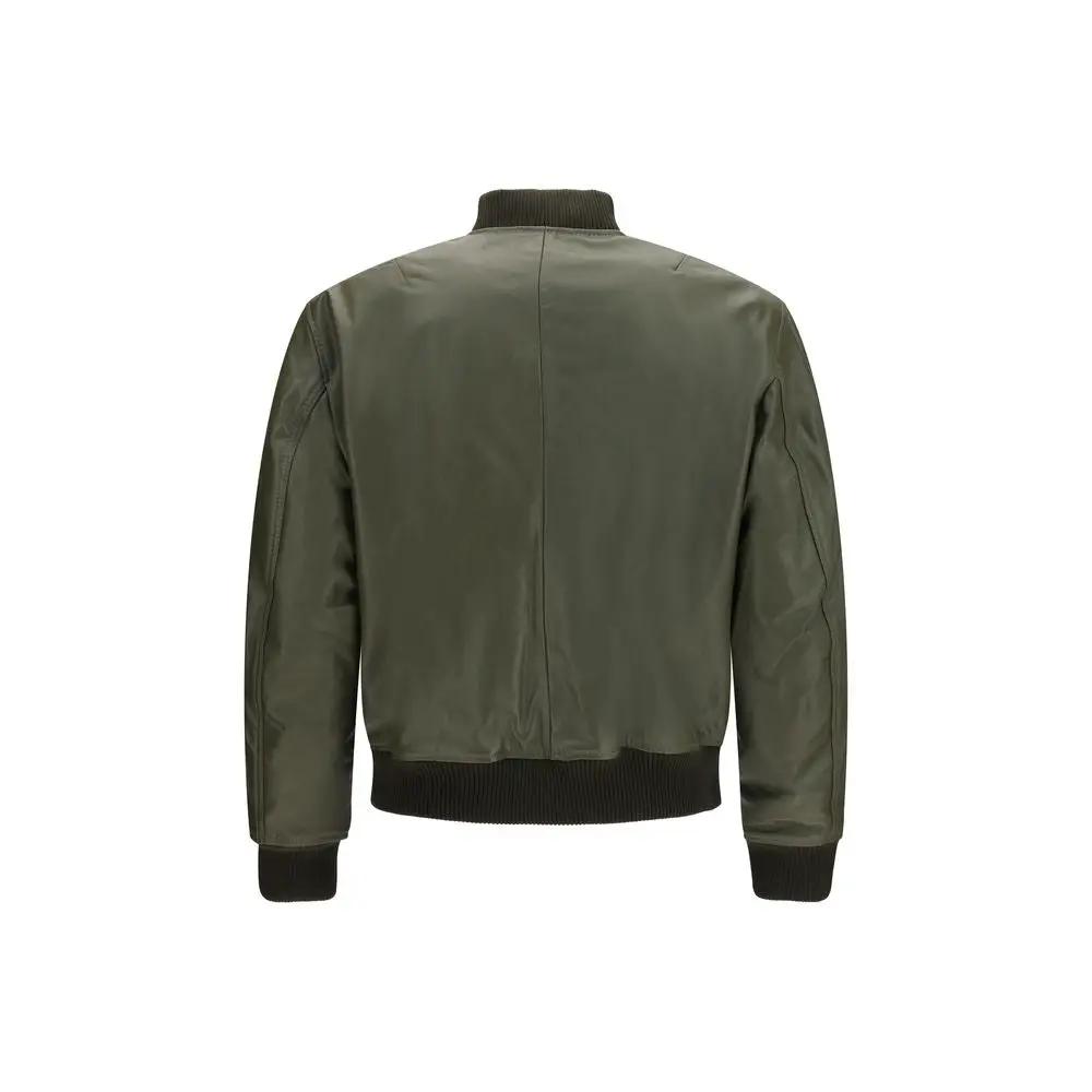 Sunflower Sample Sale | Sunflower Bicolor Calf Leather Bos Taurus Leather Jacket - | Designer outlet