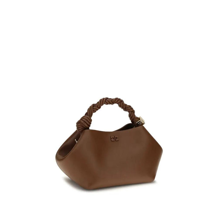Ganni Sample Sale | Ganni Brown Recycled Leather Shoulder Bag - | Designer outlet