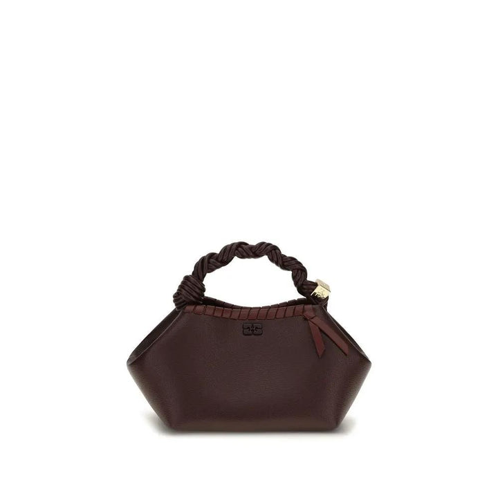 Ganni Sample Sale | Ganni Brown Recycled Leather Shoulder Bag - | Designer outlet