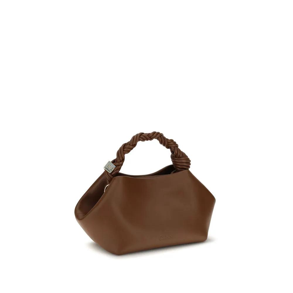Ganni Sample Sale | Ganni Brown Recycled Leather Shoulder Bag - | Designer outlet