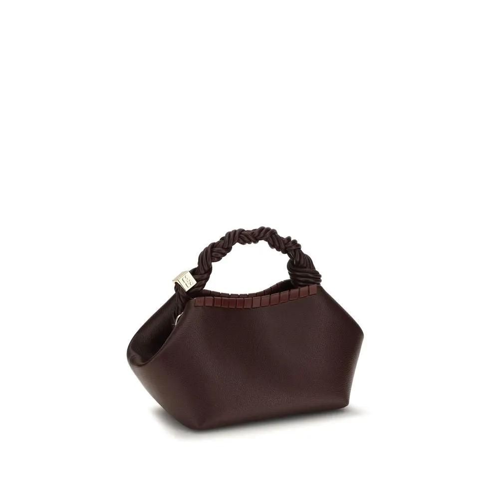 Ganni Sample Sale | Ganni Brown Recycled Leather Shoulder Bag - | Designer outlet