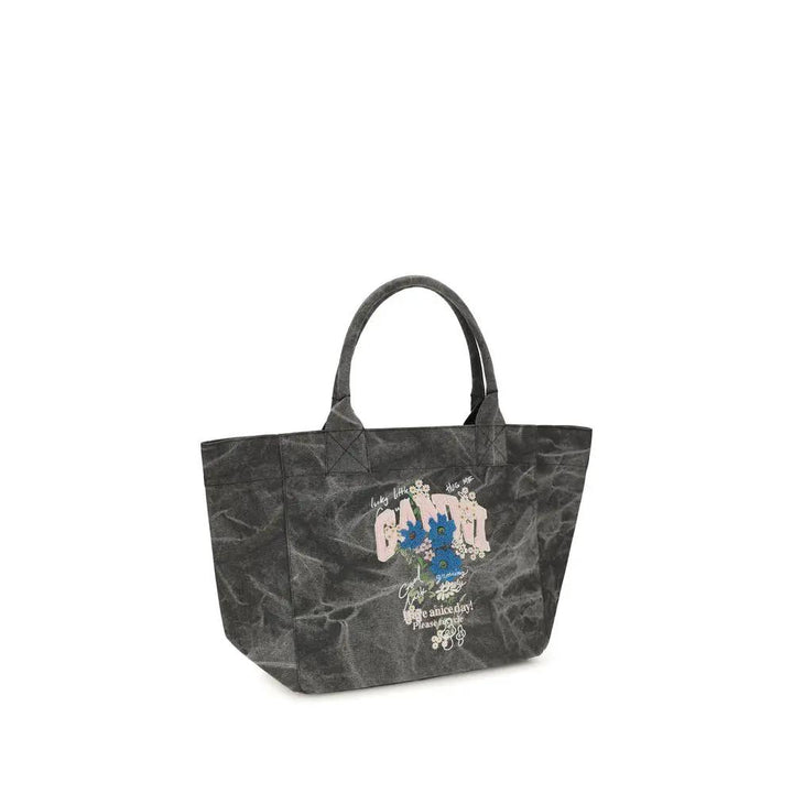 Ganni Sample Sale | Ganni Gray Cotton Shoulder Bag - | Designer outlet