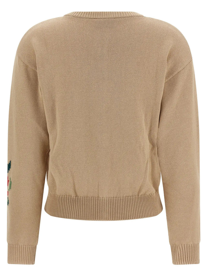 Max Mara Sample Sale | Max Mara Beige Cotton Cardigan - | Designer outlet