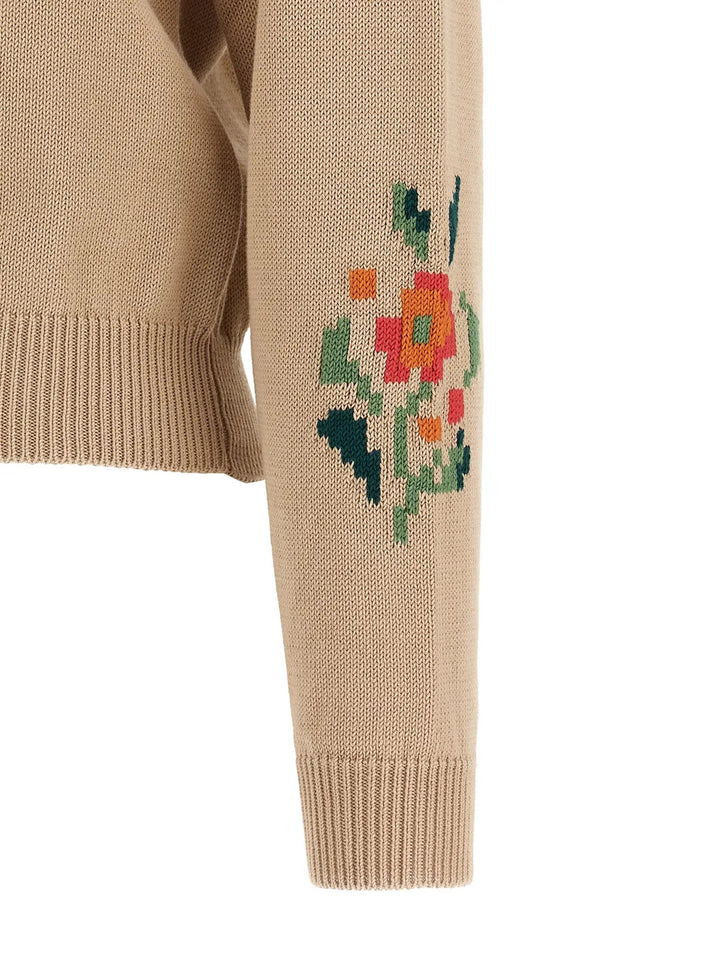 Max Mara Sample Sale | Max Mara Beige Cotton Cardigan - | Designer outlet