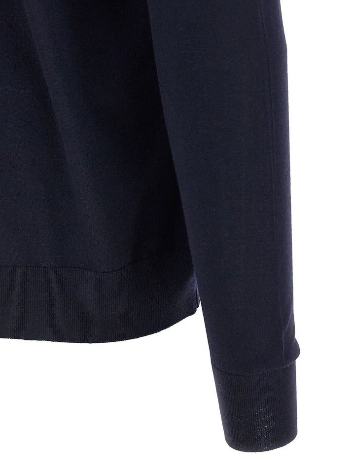Kiton Sample Sale | Kiton Blue Wool Cardigan - | Designer outlet
