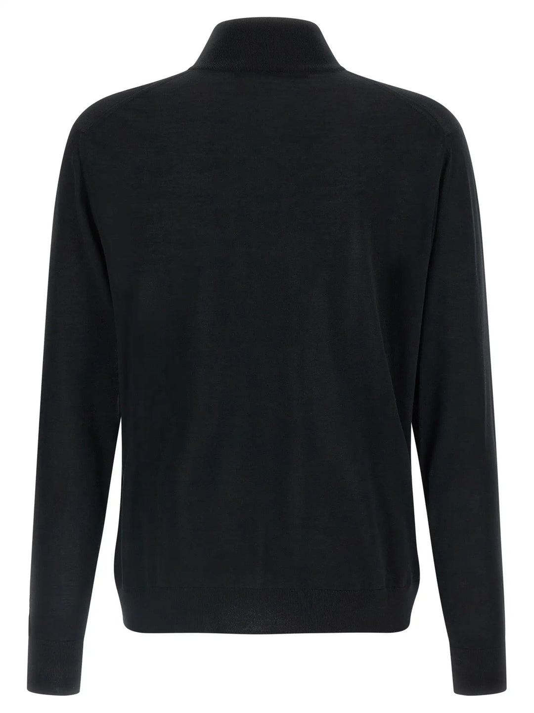 Kiton Sample Sale | Kiton Black Wool Cardigan - | Designer outlet