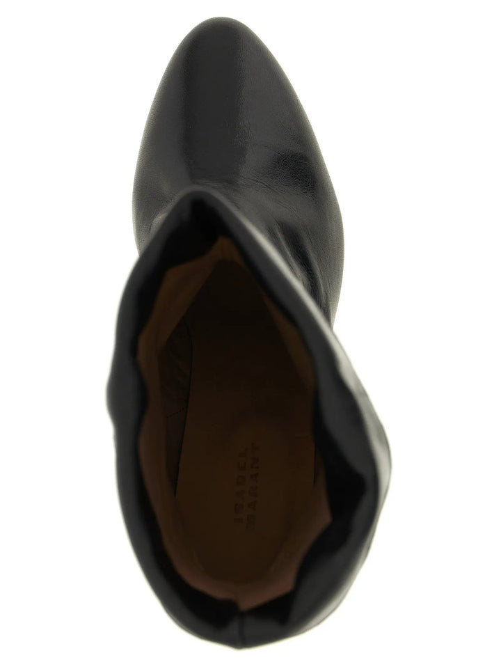 Isabel Marant Sample Sale | Isabel Marant Black Cowhide Ankle Boots - | Designer outlet
