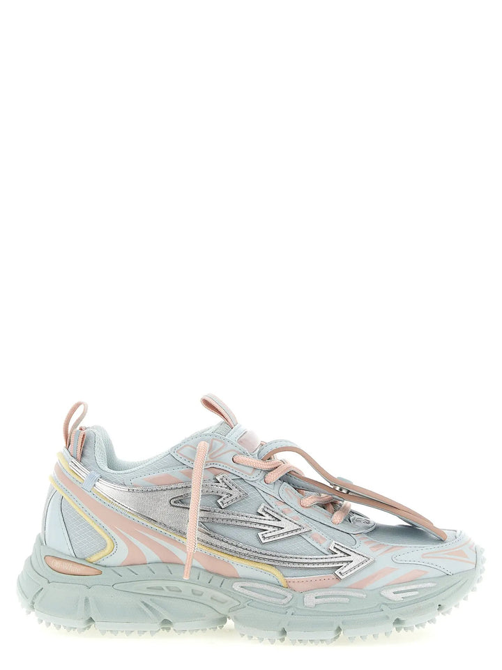 Off-White Sample Sale | Off-White Blue Polyethylene Athletic Sneakers - | Designer outlet