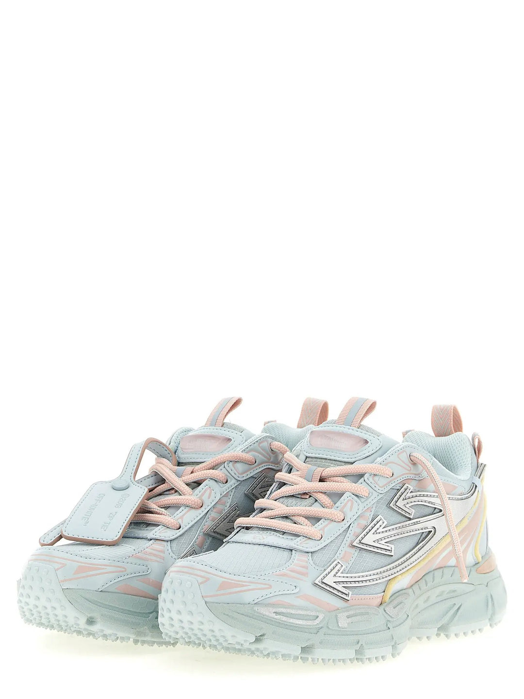 Off-White Sample Sale | Off-White Blue Polyethylene Athletic Sneakers - | Designer outlet