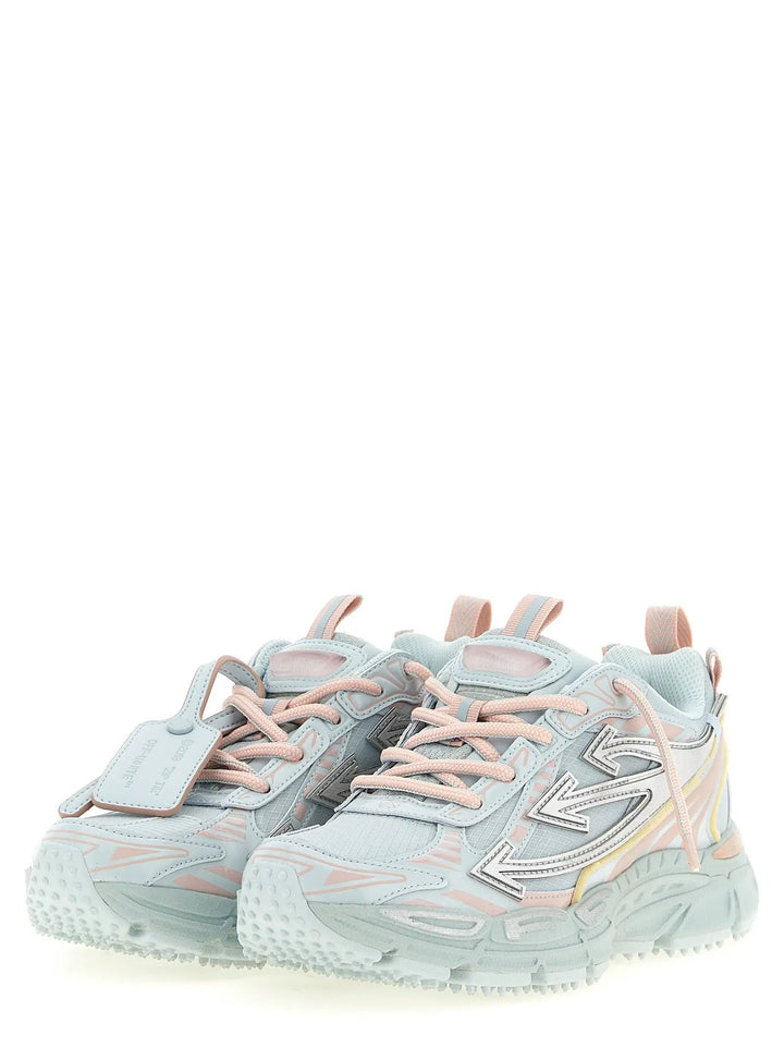 Off-White Sample Sale | Off-White Blue Polyethylene Athletic Sneakers - | Designer outlet