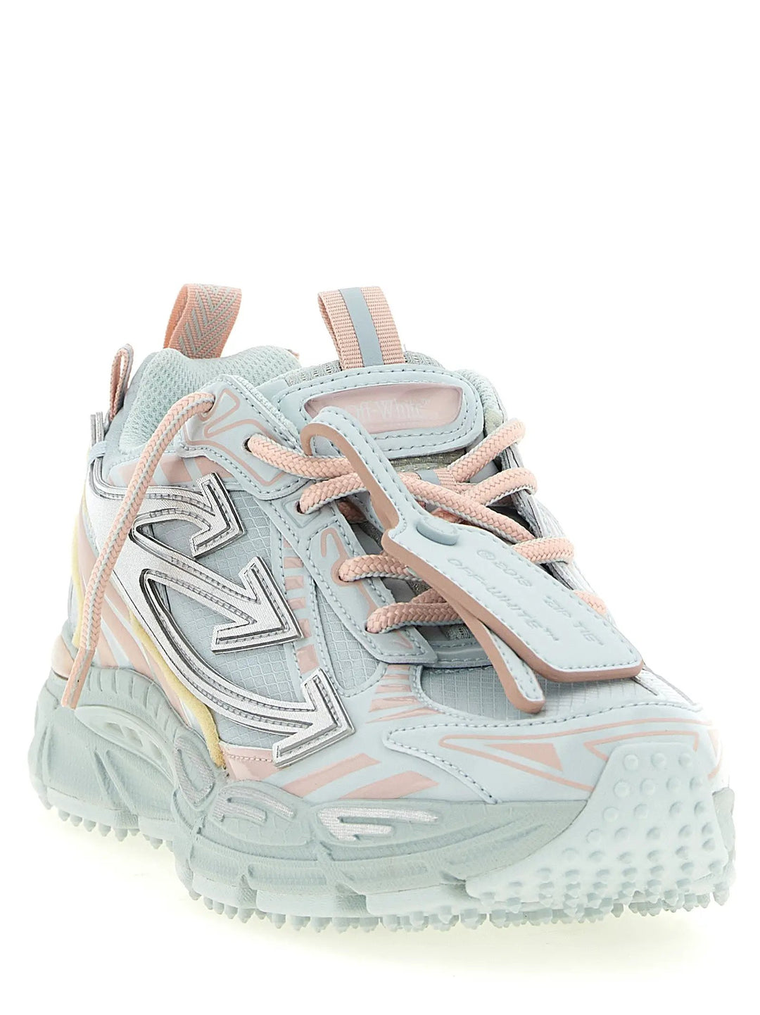 Off-White Sample Sale | Off-White Blue Polyethylene Athletic Sneakers - | Designer outlet